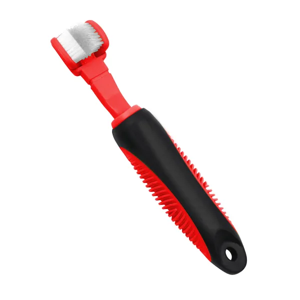 Dual-Sided Action Bristle Dog Toothbrush