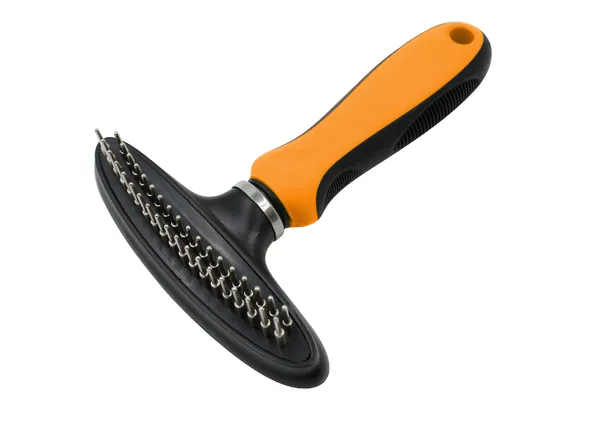 Dual-Row Undercoat Rake for Dogs