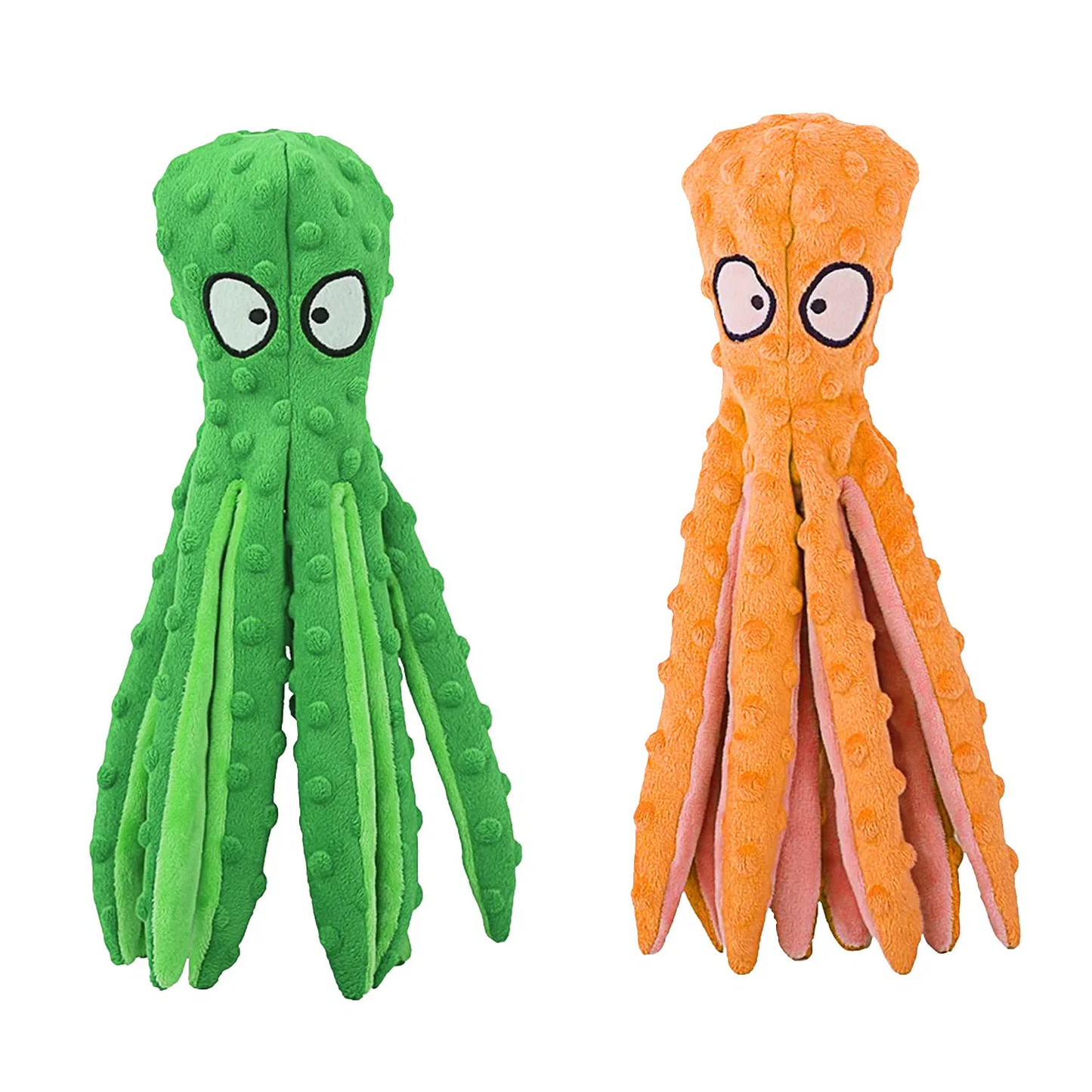 2Pcs Interactive Dog Plush Toys