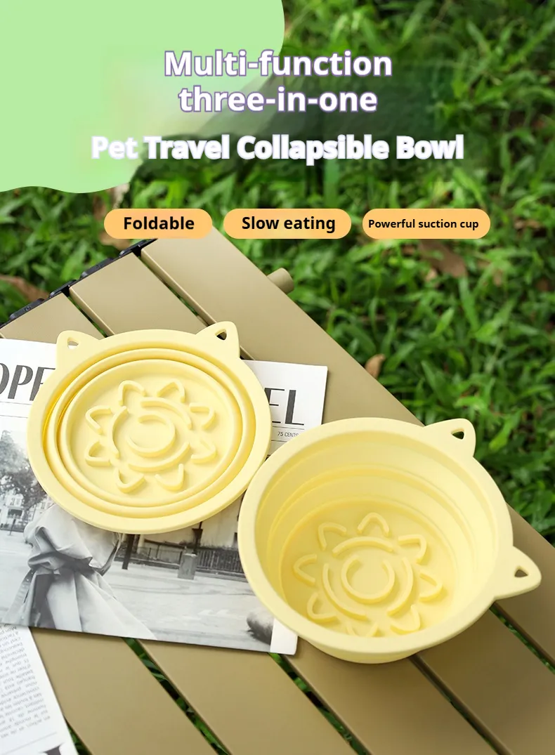 Collapsible Travel Dog  Bowl