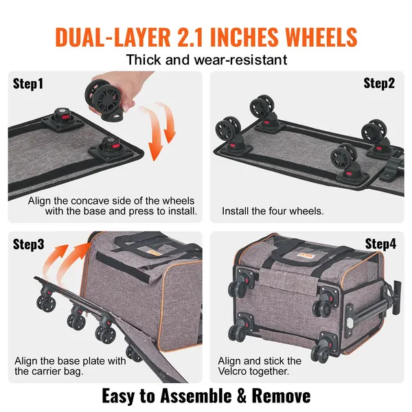 Airline Approved Rolling Dog Carrier