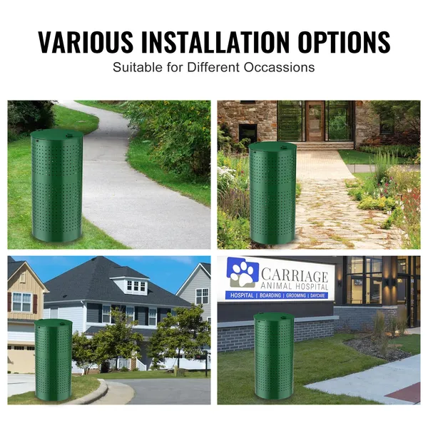 Dog Waste Disposal Systems with 50 Liner Bags