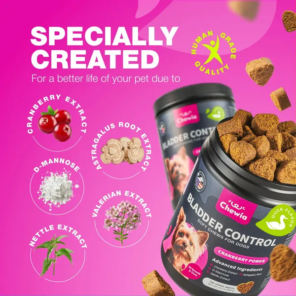 Cranberry Supplement Bladder Control for Dogs