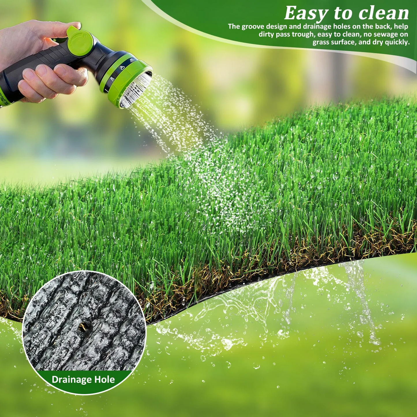 Outdoor Dog Decor Artificial Grass Runner