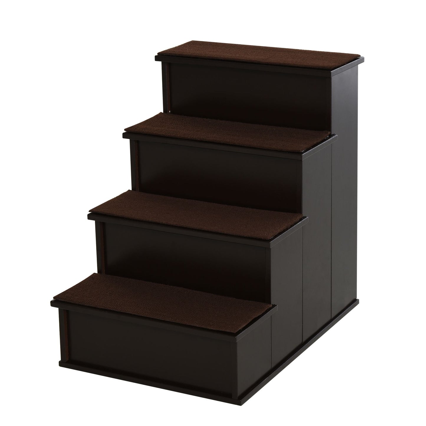 Dog Stairs with Removable Covering Up To 22 Lbs - Brown