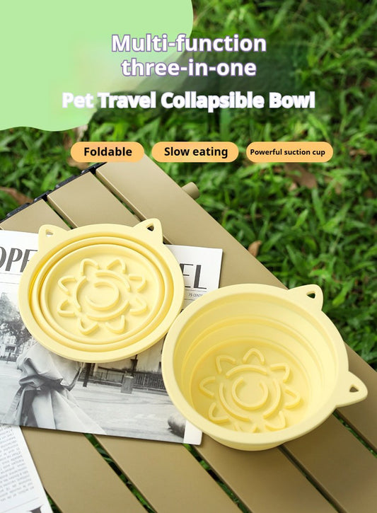 Collapsible Travel Dog  Bowl