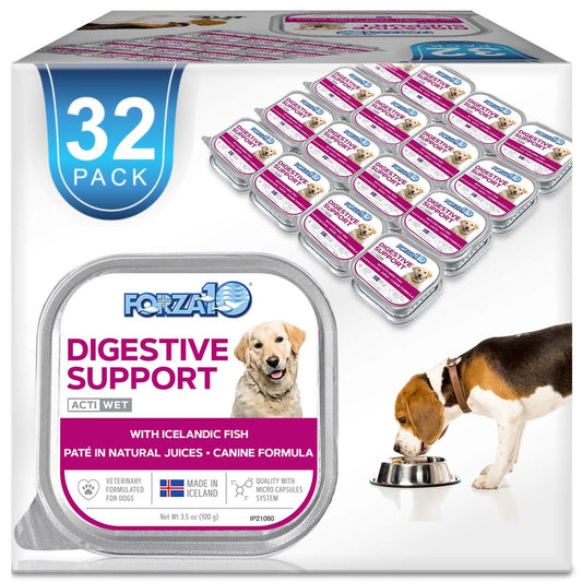 32x Forza 10 Wet Adult Dog Foods - Digestive 3.5oz