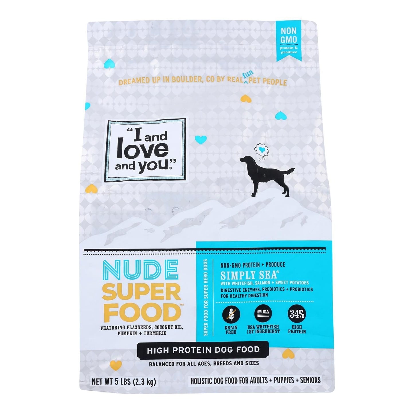 3x Simply Sea Recipe Dry Adult Dog Food - 5 Lbs