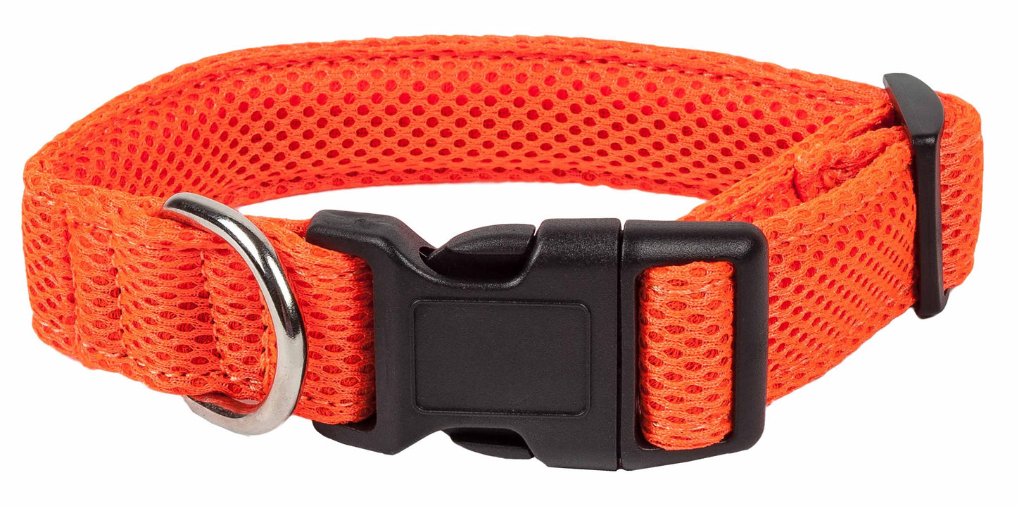 Adjustable Breathable Mesh Flat Dog Collars
