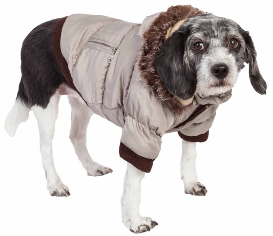 Coats for Dogs - Metallic Parka