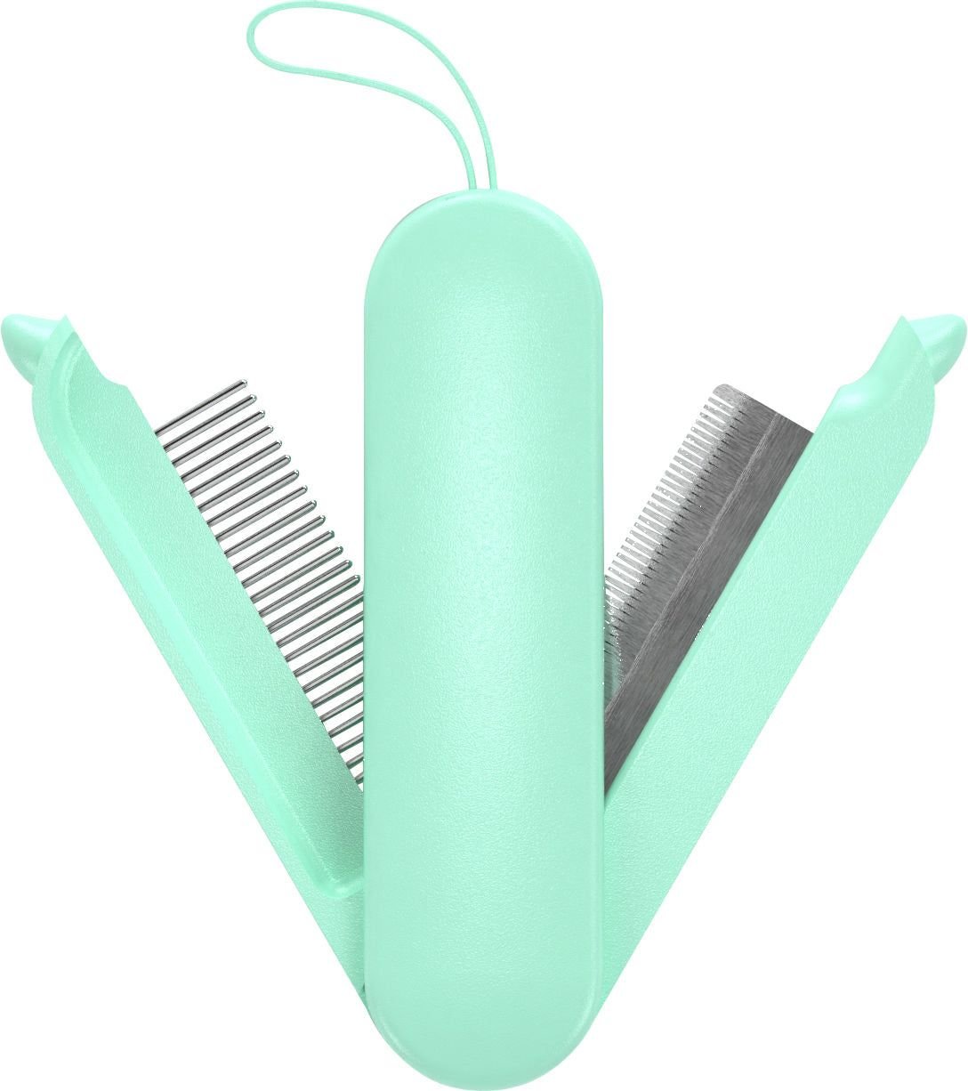 2-in-1 Swivel Travel Dog Comb