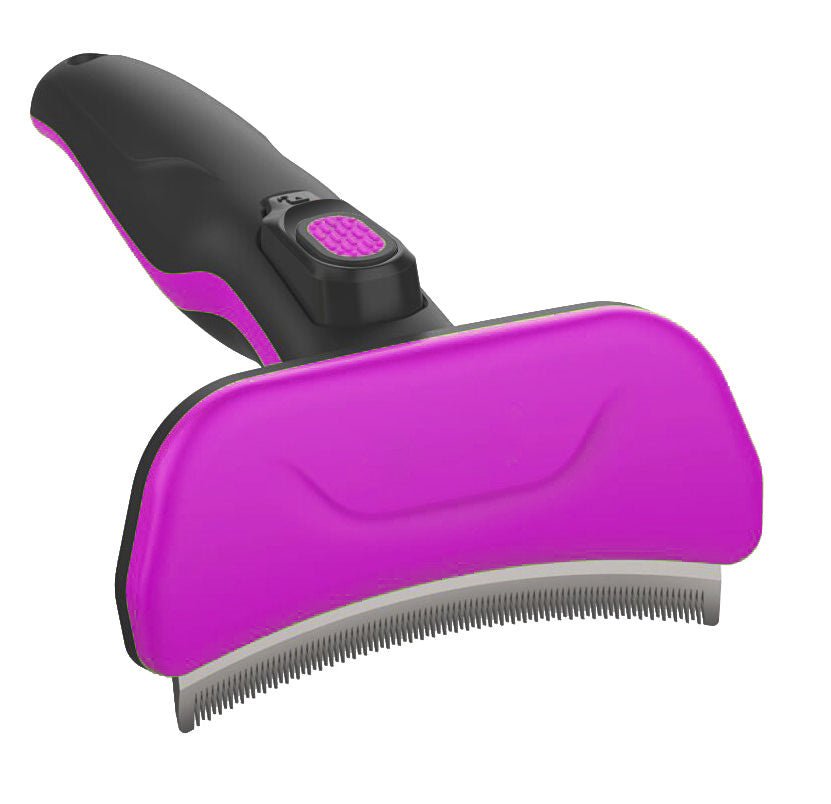 Easy Self-Cleaning Deshedder Grooming  Dog Combs