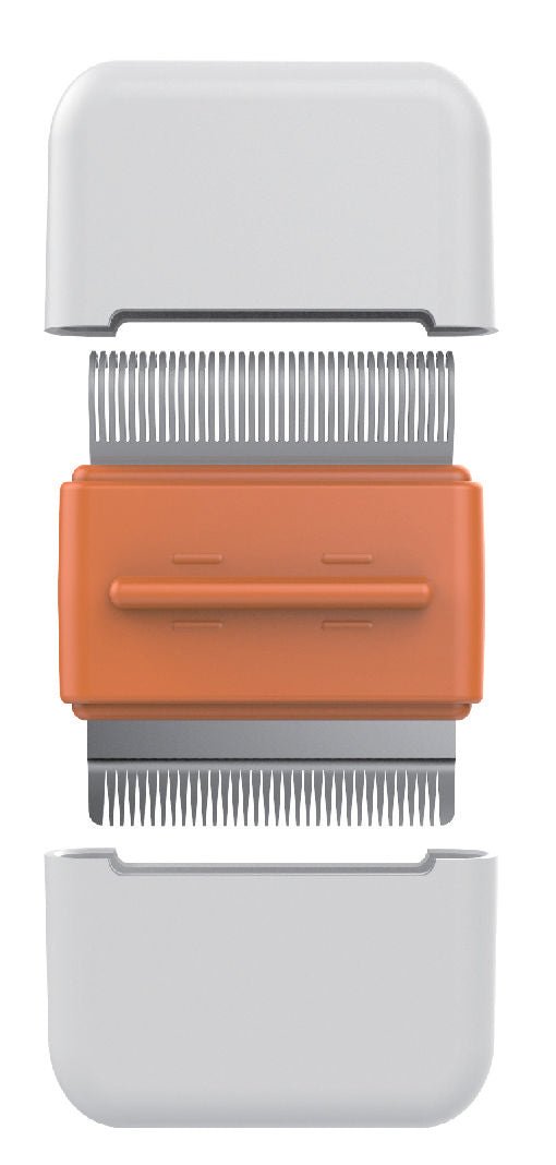 2-in-1 Travel  Stainless Steel Dog Comb