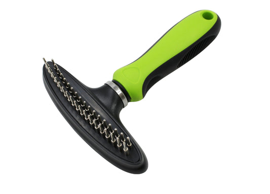 Dual-Row Undercoat Rake for Dogs