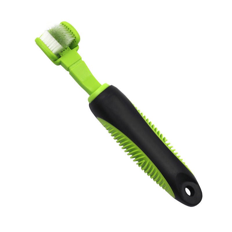 Dual-Sided Action Bristle Dog Toothbrush