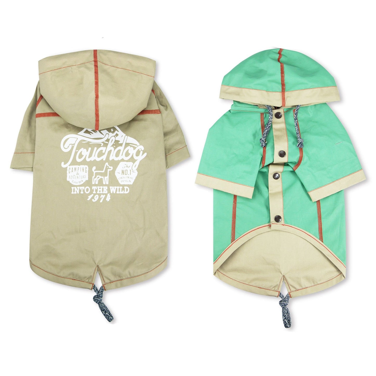 Waterproof Reversible Rain Gear For Dogs