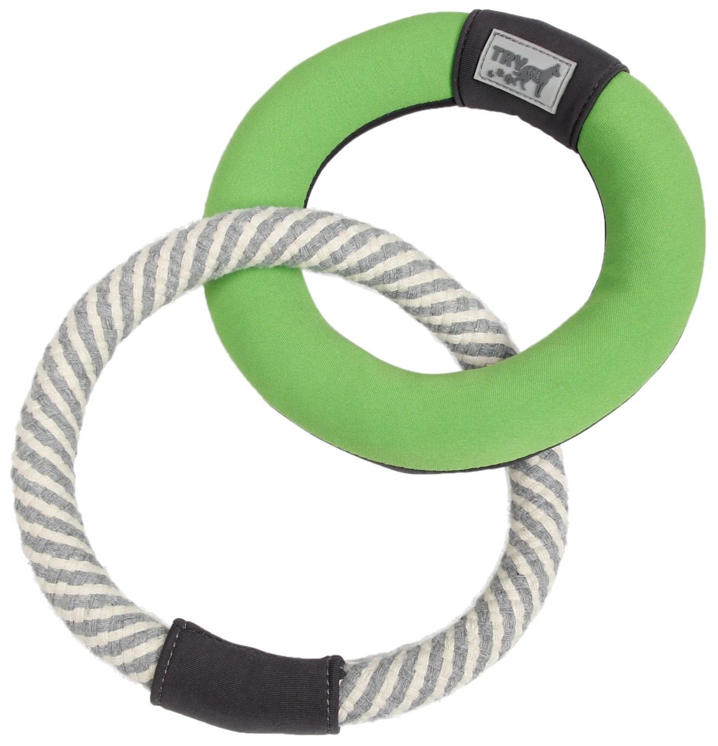 Dual-Connecting Floating Ring Dog Tug Toys