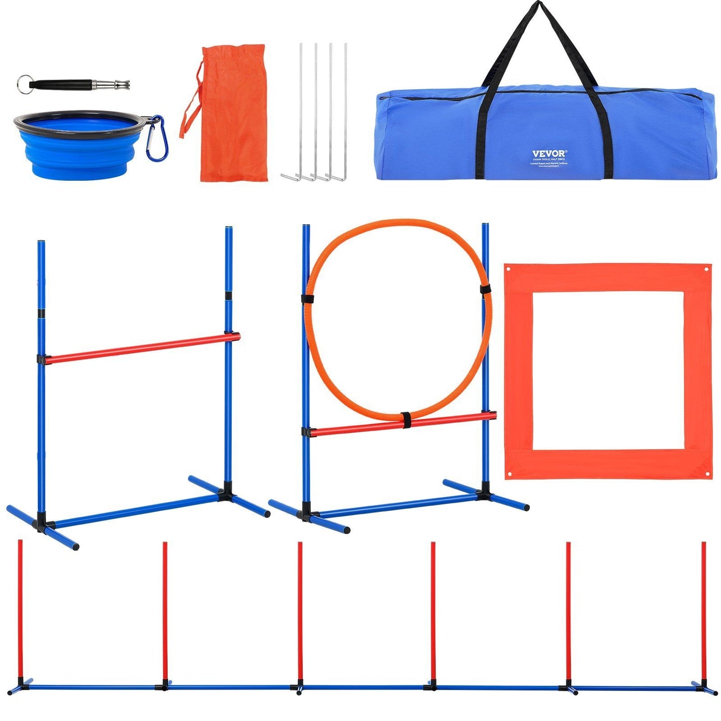4 Pcs Dog Courses Agility Training Equipment