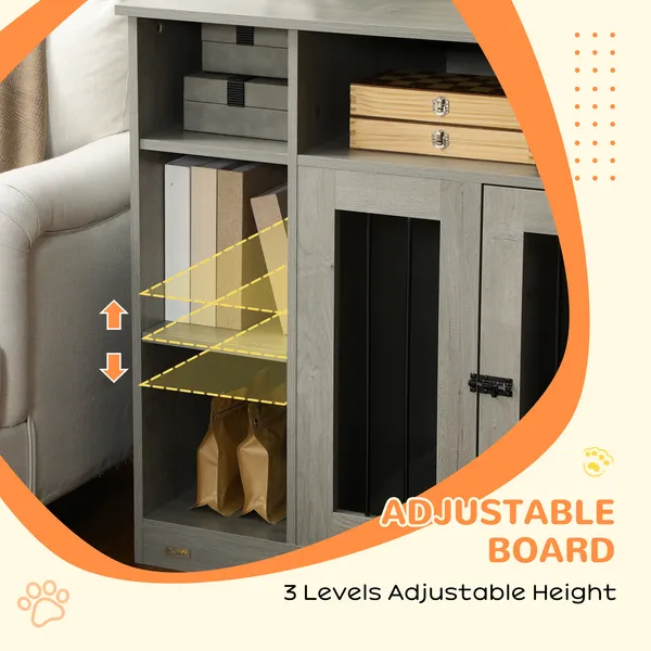 47" Furniture Style Dog Crates with Lockable Door