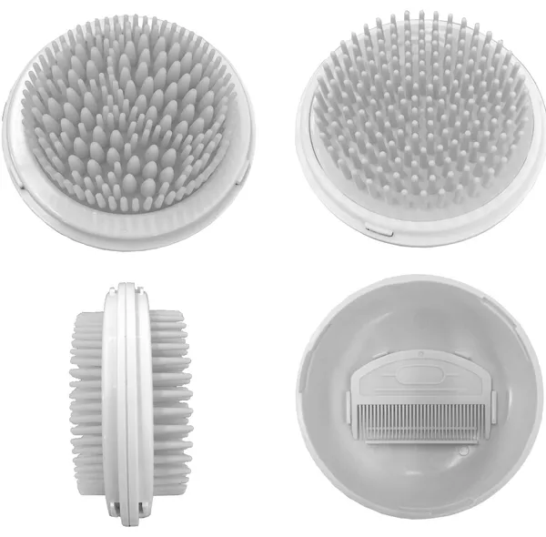Travel Pocketed Dual Dog Brushes and Comb