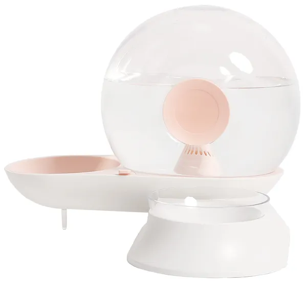 2-in-1 Automatic Food and Dog Water Bowl