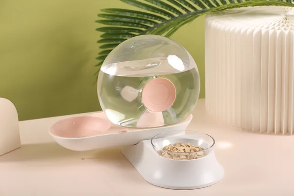 2-in-1 Automatic Food and Dog Water Bowl