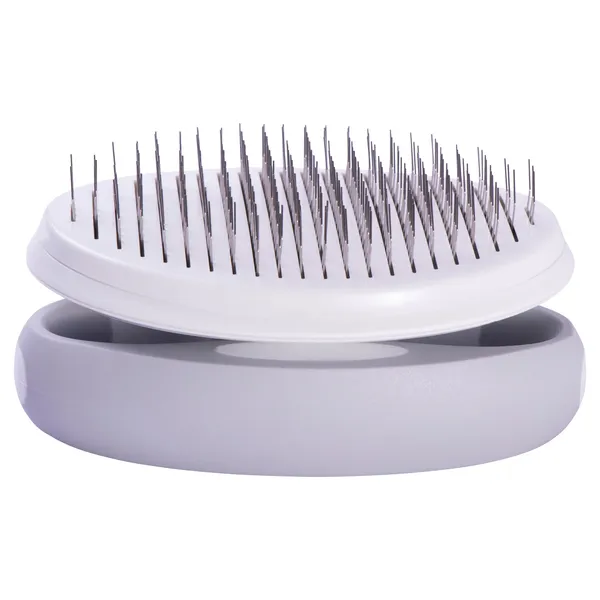 Travel Self-Cleaning Swivel Slicker Dog Brush