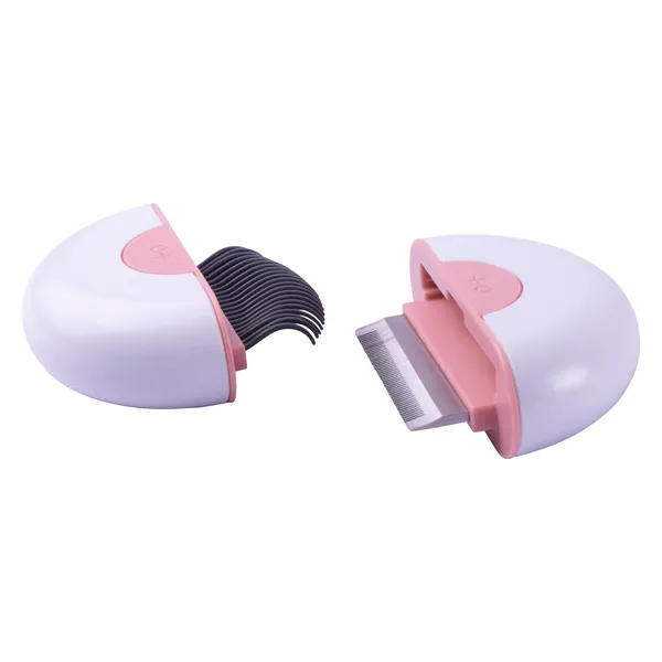 2-in-1 Travel Dog Combs and Deshedder