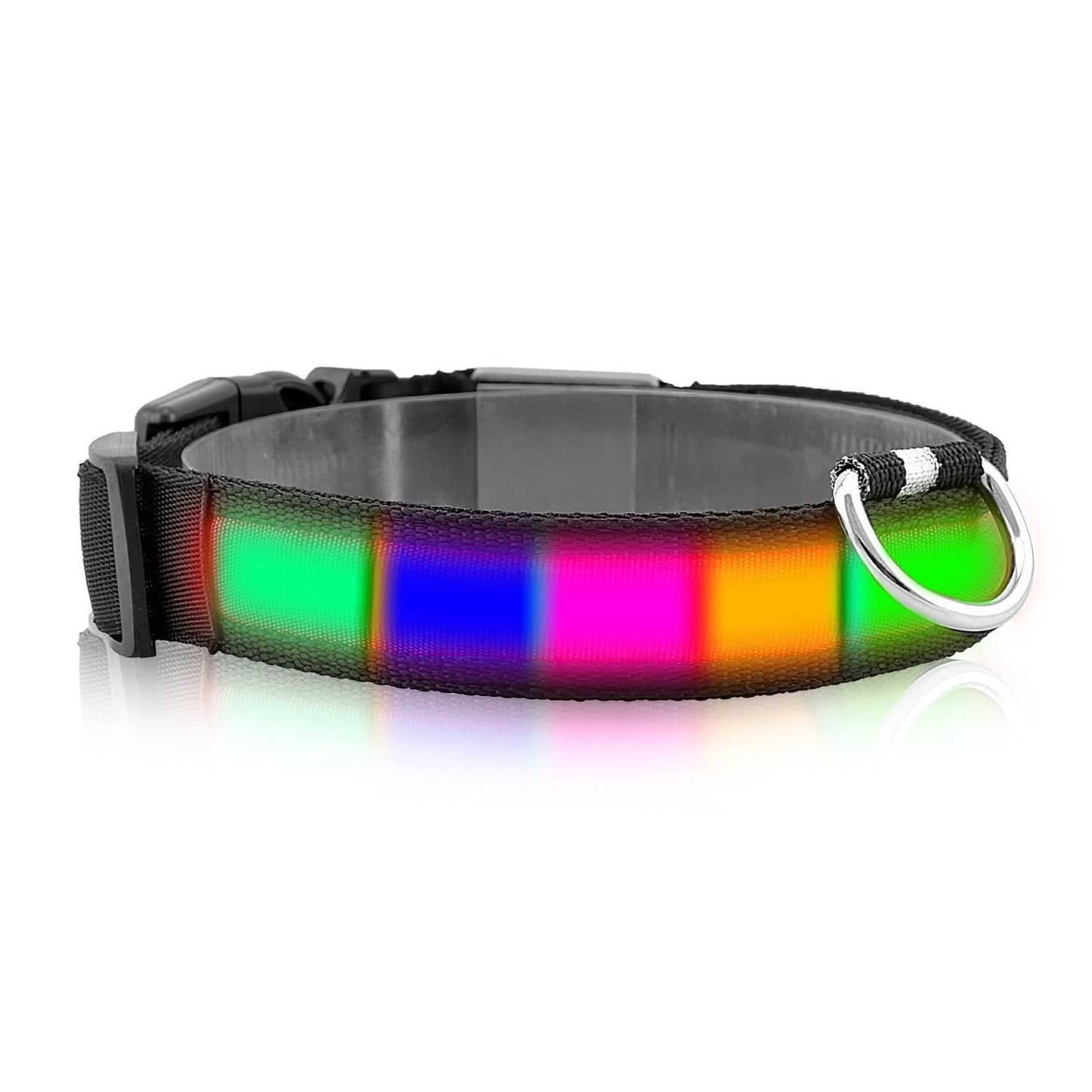 Dog Collar Lights Adjustable LED Safety Flashing Collar